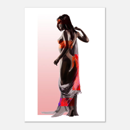Poster classique La Femme au drap / bug