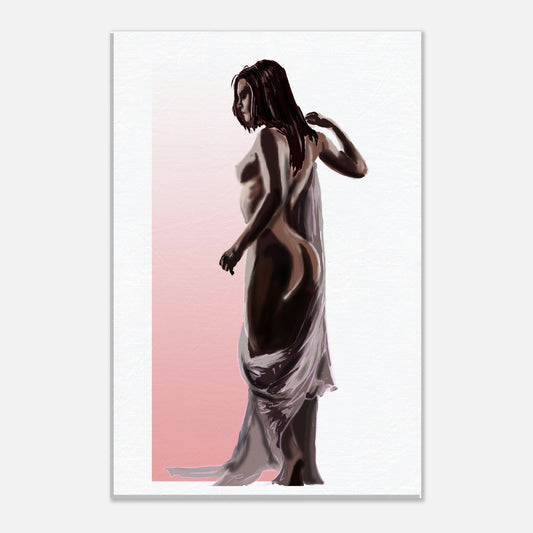 Poster premium La Femme au drap